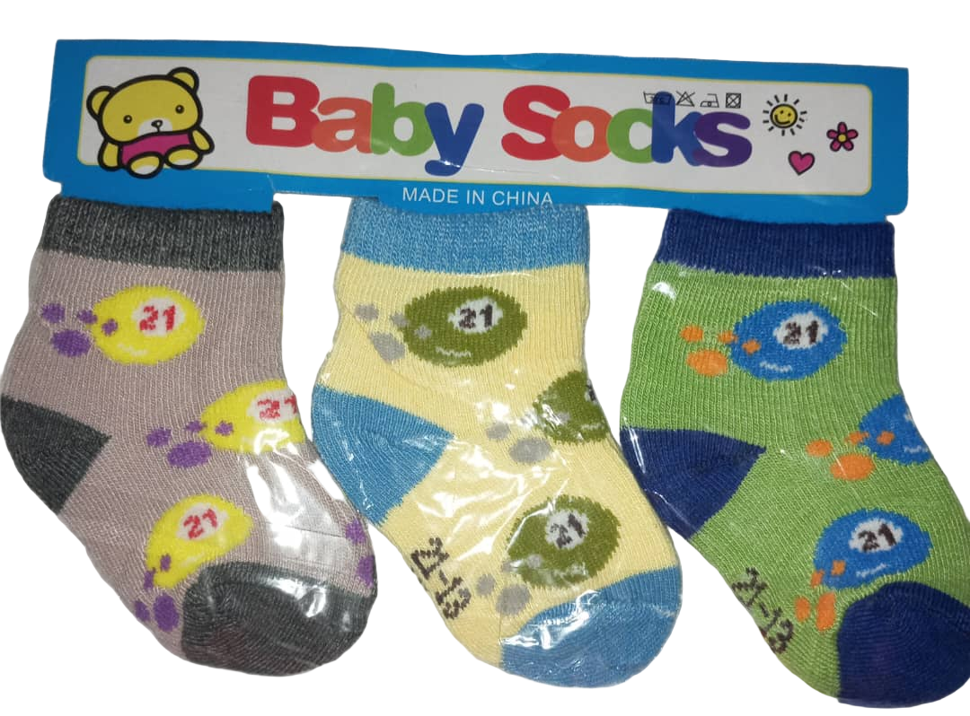 3in1 Baby Stylish Socks | GOM7c