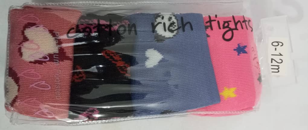 4in1 Cotton Rich Tights Pant Host for 6-12 Months old | GOM25c