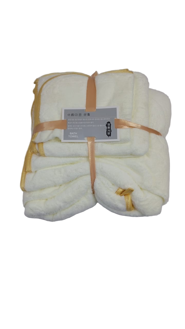 3in1 Baby Bath Towel, White | GOM9a