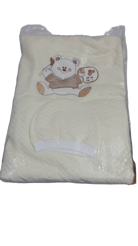 Lovely Kids Baby Shawl 4in1 Set| GOM15a