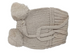 Fluffy Baby Cap, Brown  | GOM31c