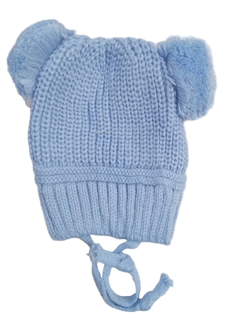 Fluffy Baby Cap, Blue | GOM31e