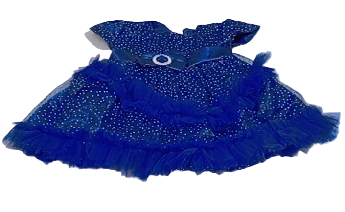 Beautiful Baby Gown, Blue| VBK1d