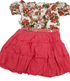Beautiful Baby Gown With Belt, Pink | VBK17a