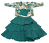 Beautiful Baby Occasional Skirt and Top, Green| VBK18a