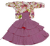 Beautiful Baby Occasional Skirt and Top, Pink | VBK18d