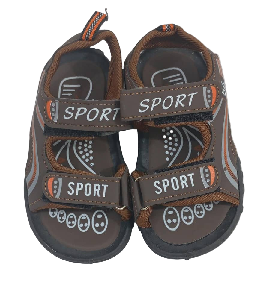 Unisex Fashion Sport Baby Sandals, Brown | RSE14a