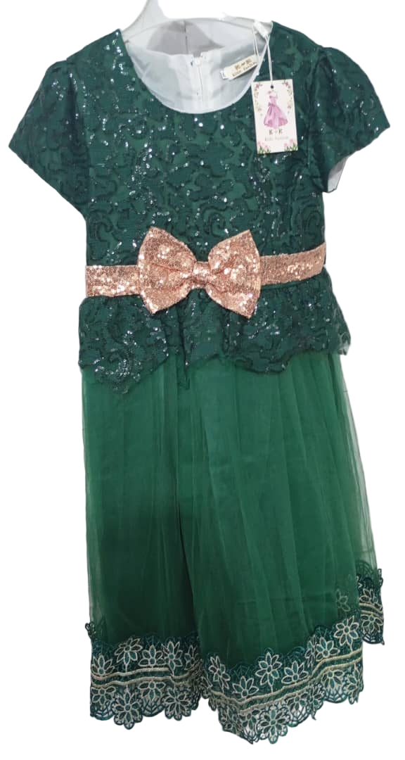 Elegant Baloylo Kids Designer Wear, Green | MJO6b