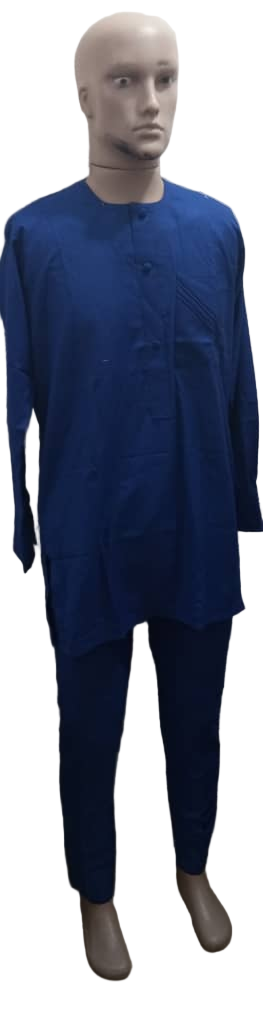 Affordable Long Sleeve Senator Wear 2-Piece Set for Men, Blue | KUA4a