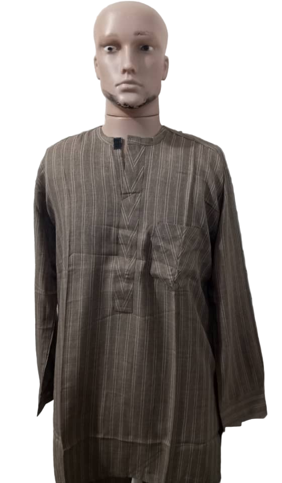 Affordable 2-Pieces Long Sleeve Senator Wear For Men, Brown | KUA17a