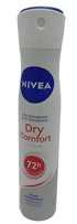 Nivea Dry Comfort Spray 200ML, White | KHE1a