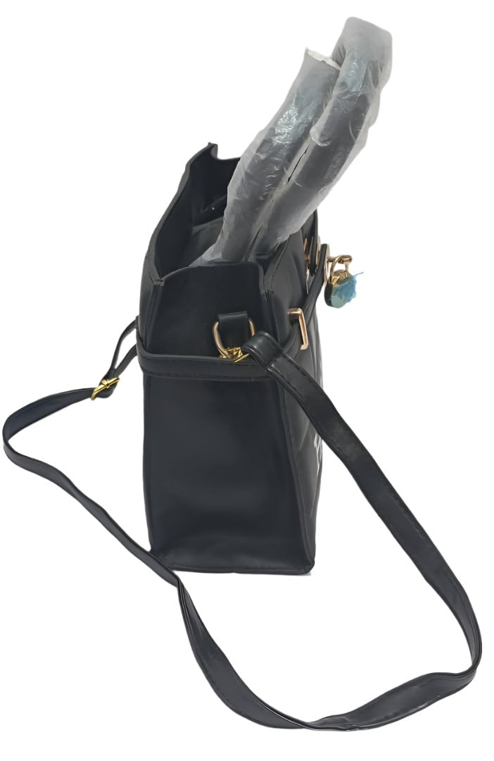 Designer Black Hermes Handbag | EBR3a