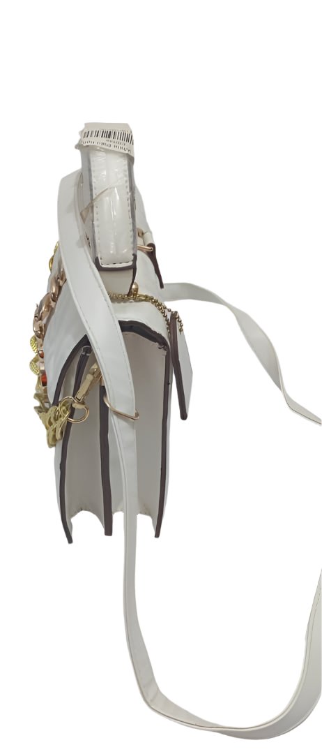 Designer White Palu handbag | EBR4a