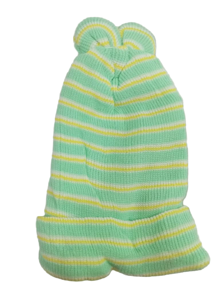 Natural & Comfortable Baby Cap with Sigle Horn, Lemon | NMD5b