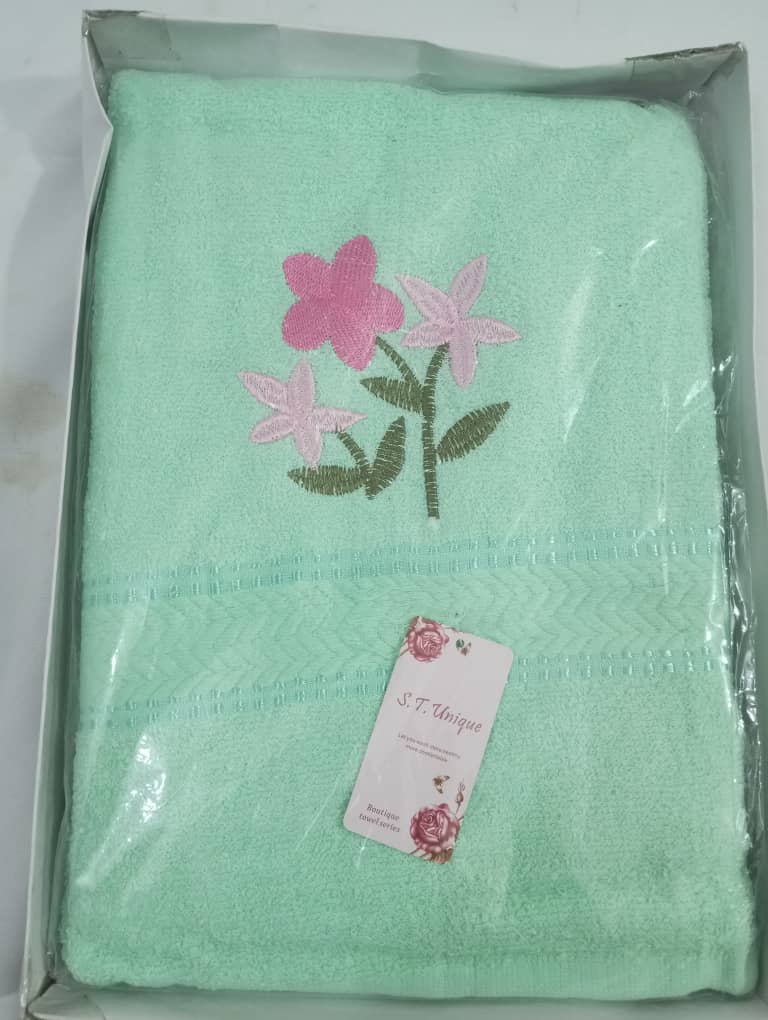 2in1 Baby ST. Unique Boutique Towel Series, Green| GOM16d
