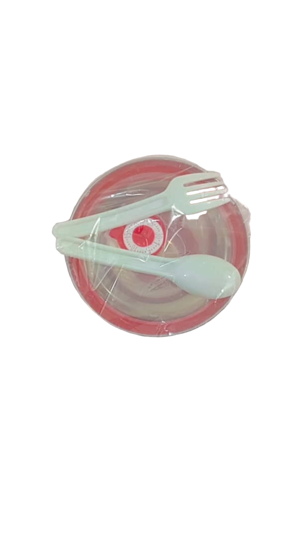 3in1 Baby Feeding Plate, Pink | GOM32a