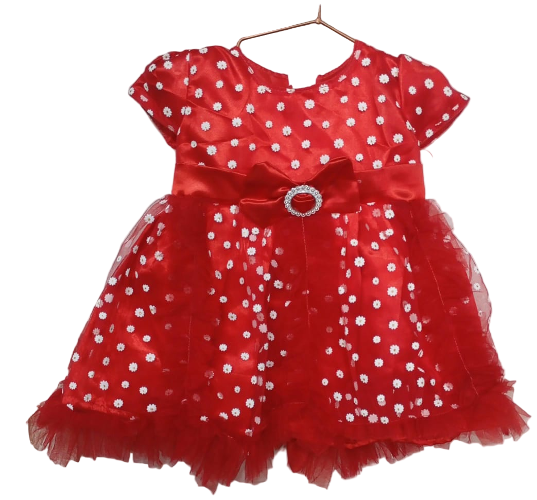 Beautiful Baby Gown, Red | VBK1c