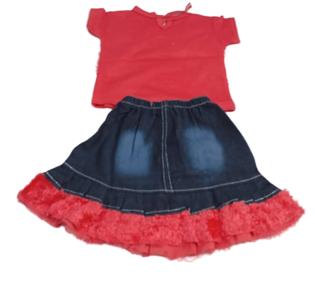 Beautiful Baby Up and Down Dress, Red | VBK2c