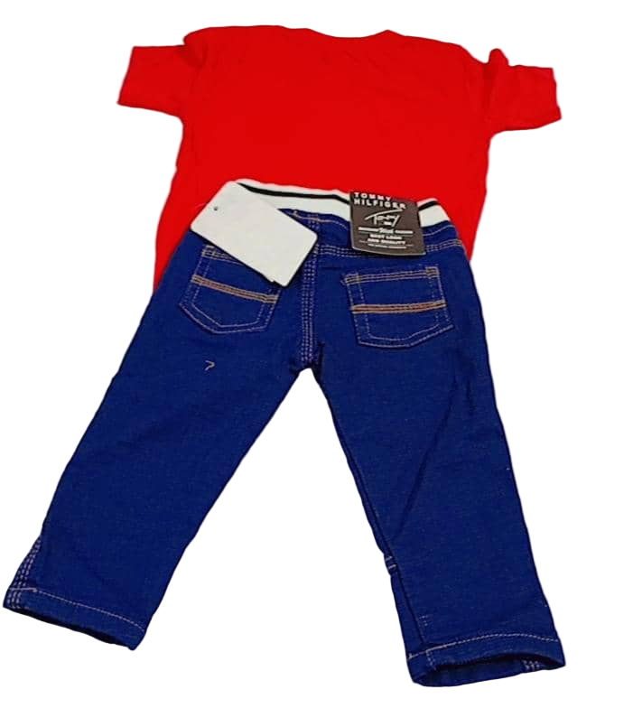 Up and Down Happy Days Baby Wear, Red | VBK12b