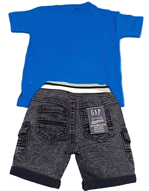 Up and Down Happy Days Baby Wear, Blue | VBK12d
