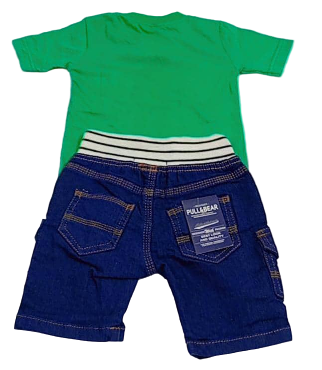 Up and Down Happy Days Baby Wear, Green | VBK12e