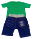 Up and Down Happy Days Baby Wear, Green | VBK12e