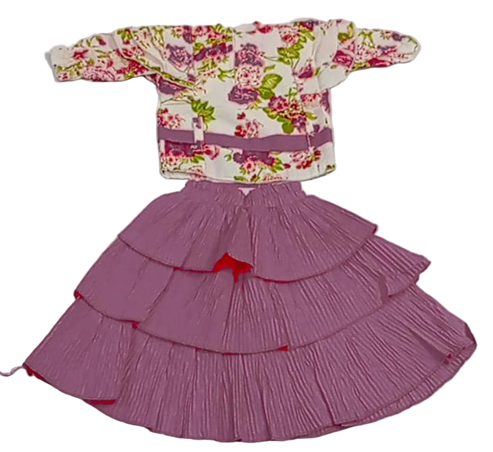 Beautiful Baby Occasional Skirt and Top, Pink | VBK18d