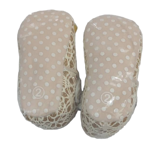 Beautiful Afi Junior Baby Shoe, Gold | RSE1a