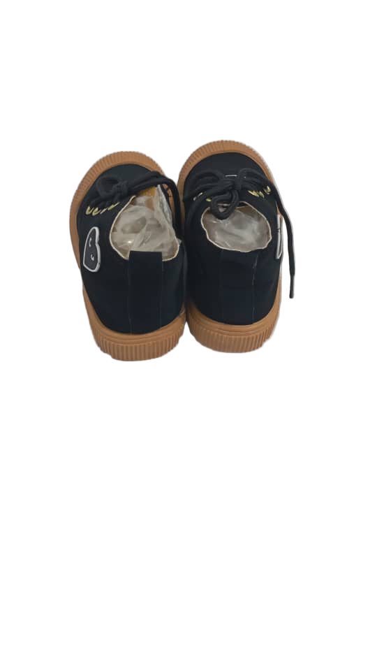 Baby Caterpillar Sole Shoe, Black | RSE2b