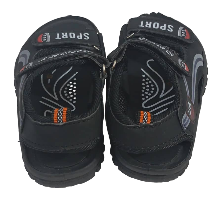 Unisex Fashion Sport Baby Sandals, Black | RSE14b
