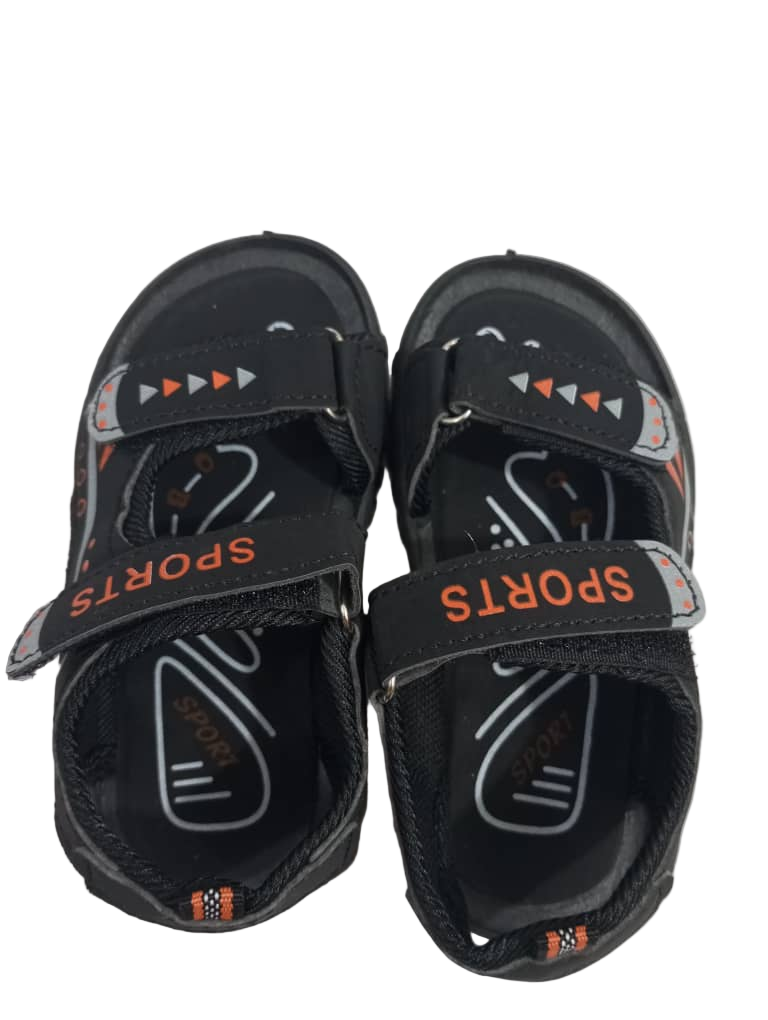 Unisex Fashion Baby Sandals, Black | RSE15a