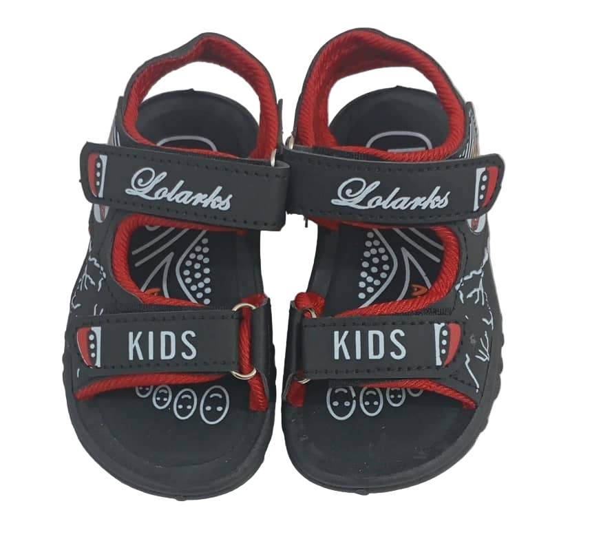 Unisex Fashion Lalarks Kids Sandals, Black | RSE16a
