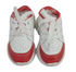 Elegant Unisex Fashion Sport Baby Sneakers, White and Red | RSE18c