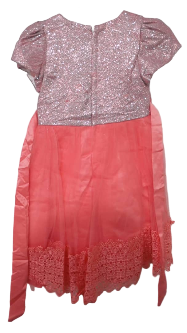 Elegant Baloylo Kids Designer Wear, Peach | MJO6a