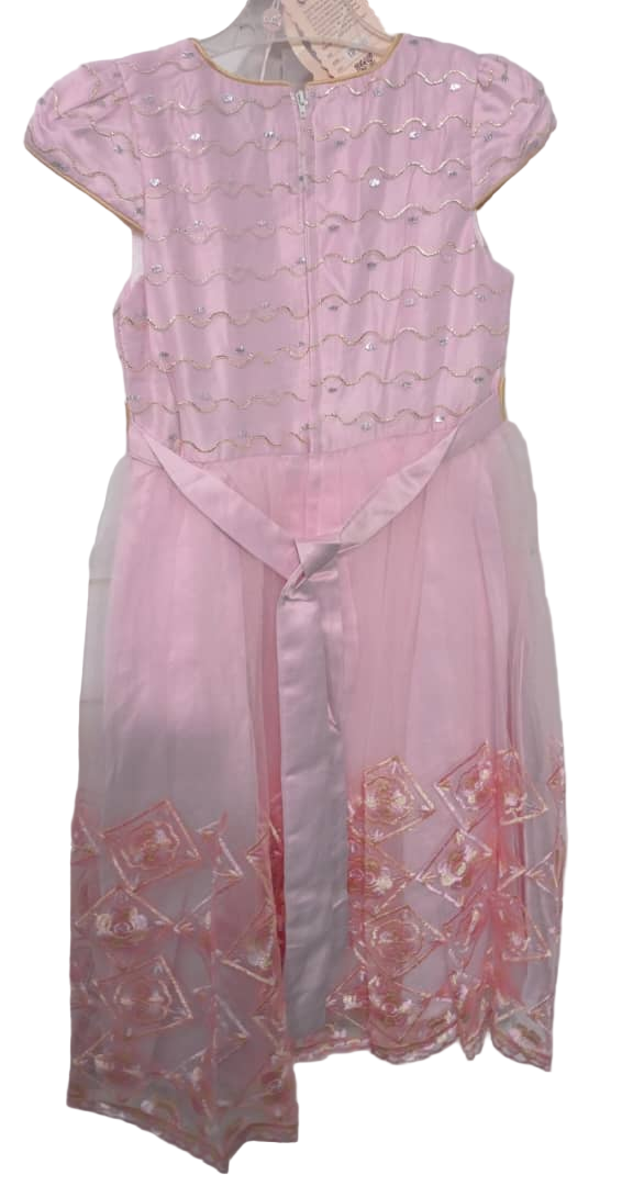 Beautiful Angel Girl Kids Designer Wear, Pink | MJO7b