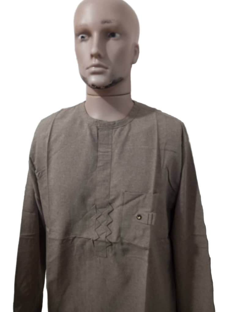 Classy Up and Down Long Sleeve Senator Wear For Men, Carton | KUA13a