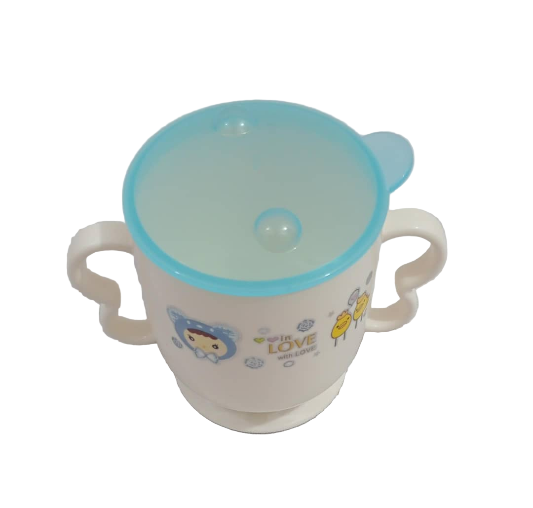 In Love with Love Baby White Cup with Blue Cover| GOM29a