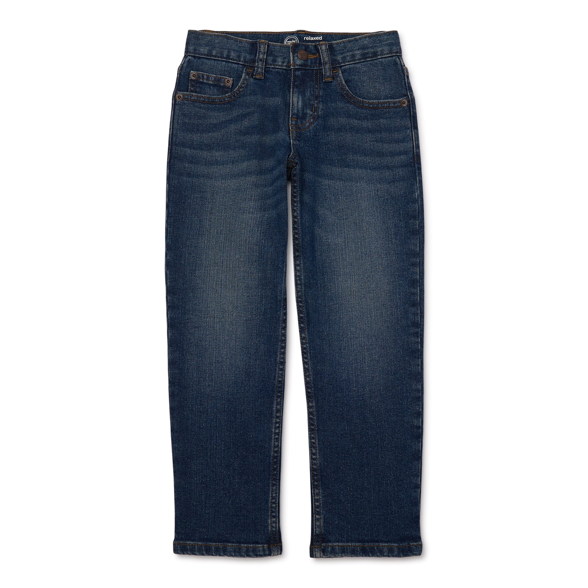 Wonder Nation Boys Relaxed Denim Jeans, Sizes 4-18, Slim & Husky |  WTWL1104XA