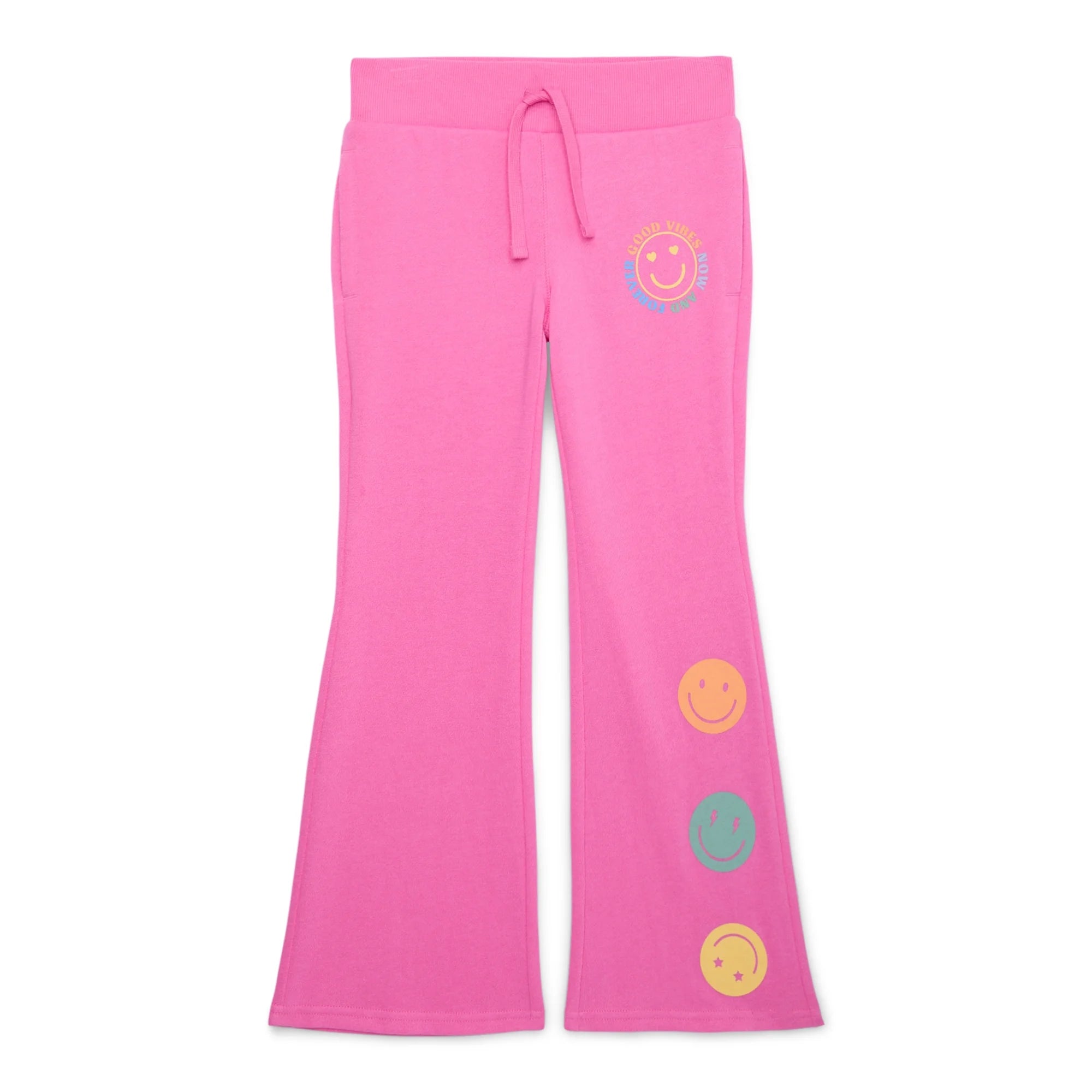 Wonder Nation Girls Flare Fleece Sweatpants, Sizes 4-18 & Plus |  WTWL698XA