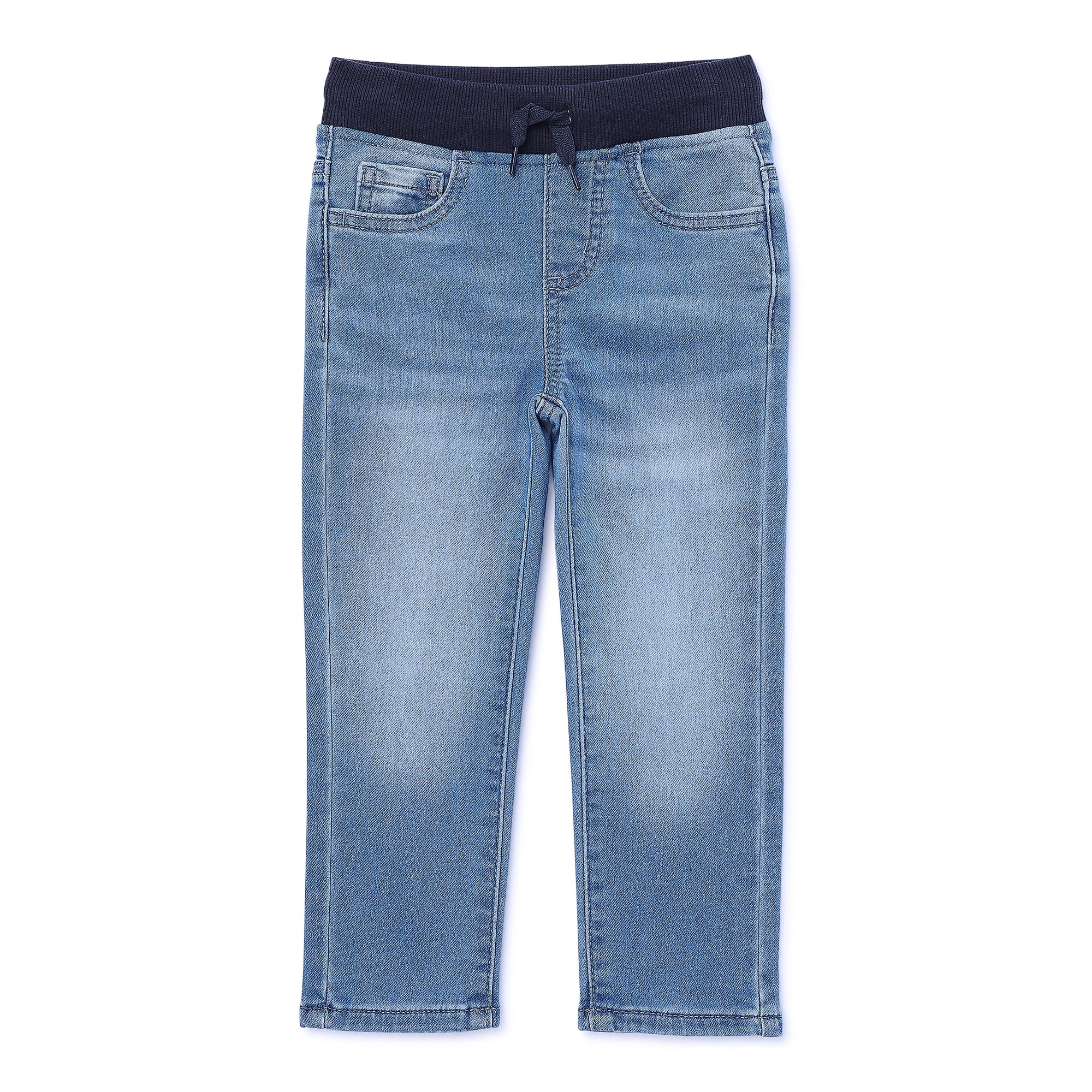 Wonder Nation Toddler Boy's Knit Denim Jeans, Sizes 12M-5T  |  WTWL732XA