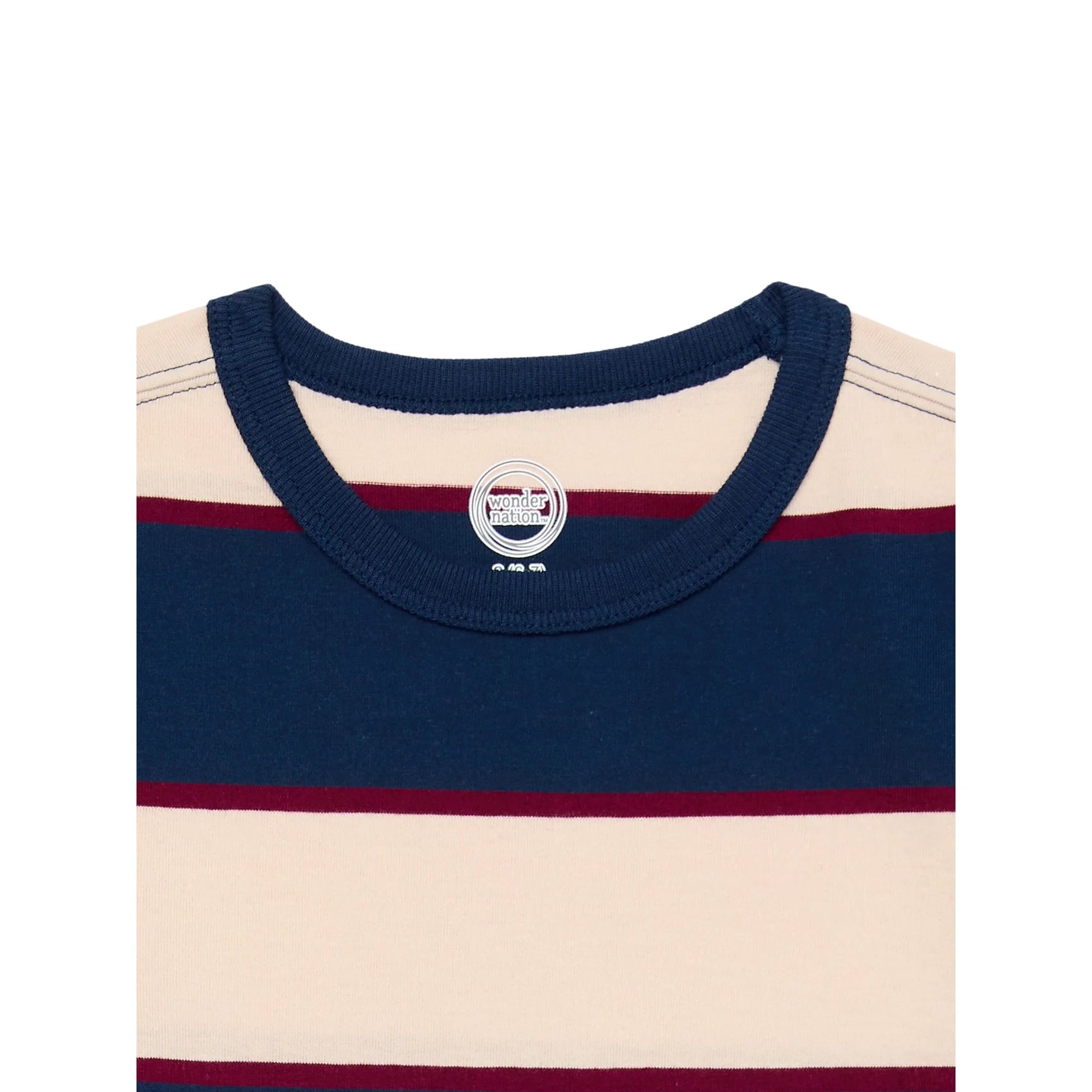 Wonder Nation Boys Long Sleeve Stripe T-Shirt, Sizes 4-18 & Husky | WTWL435XA