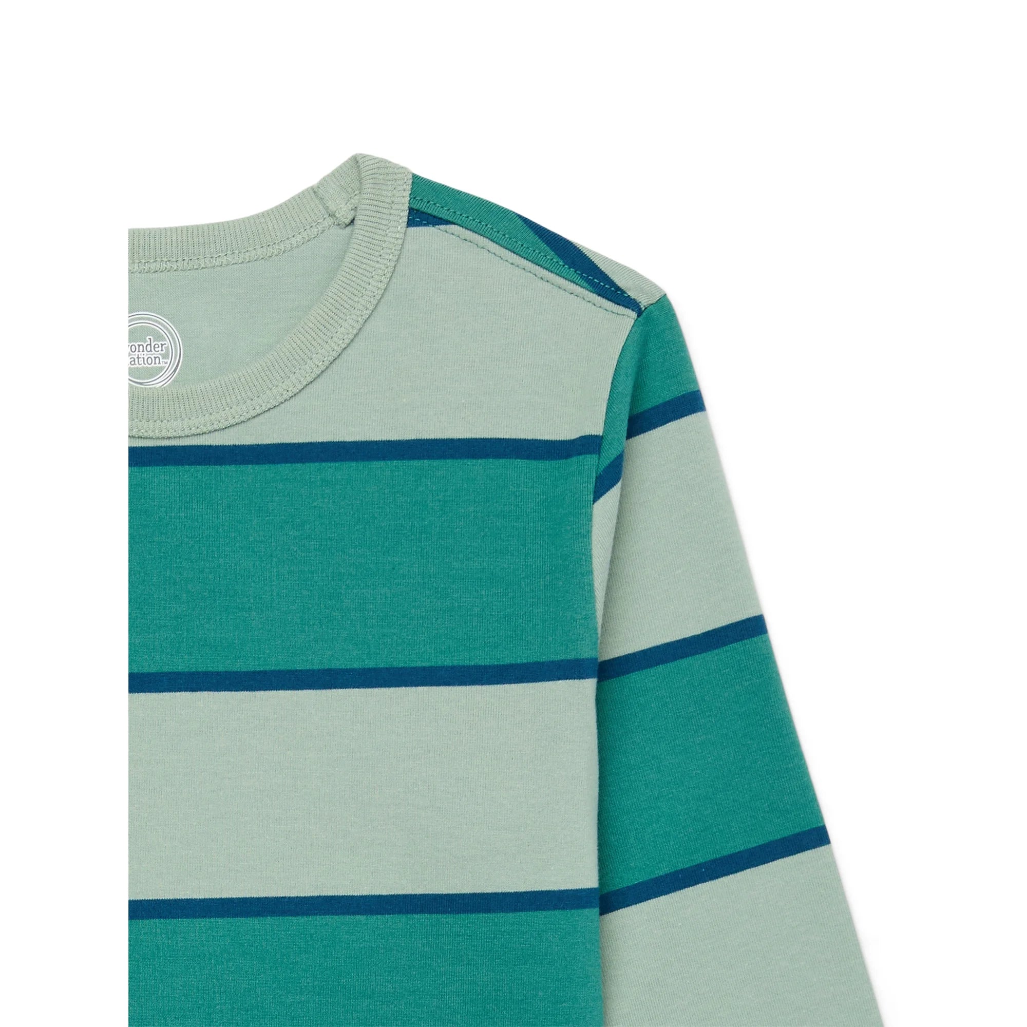 Wonder Nation Boys Long Sleeve Stripe T-Shirt, Sizes 4-18 & Husky  | WTWL436XA