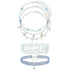 Wonder Nation Girls Choker Necklace Set, 5 Pieces |  WTWL612XA