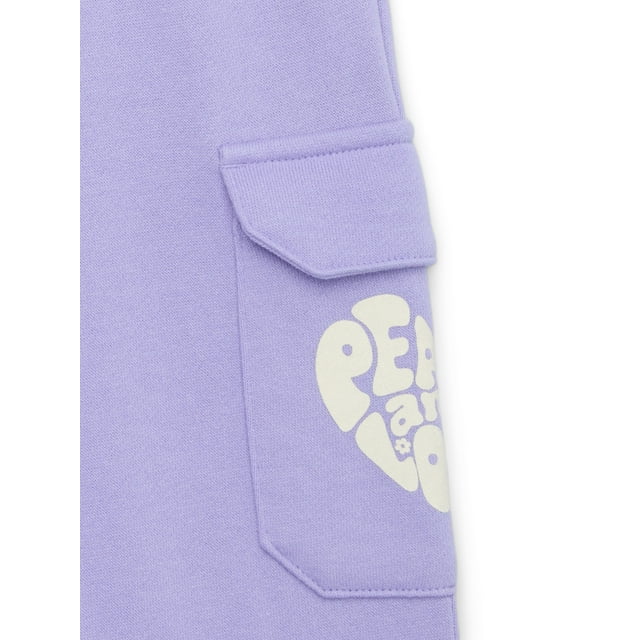 Wonder Nation Girls Fleece Cargo Pants, Sizes 4-18 & Plus  | WTWL699XA