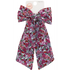 Wonder Nation Girls Floral Print Jumbo Bow Barrette Clip, Pink Multi |  WTWL777XA