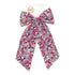 Wonder Nation Girls Floral Print Jumbo Bow Barrette Clip, Pink Multi |  WTWL777XA
