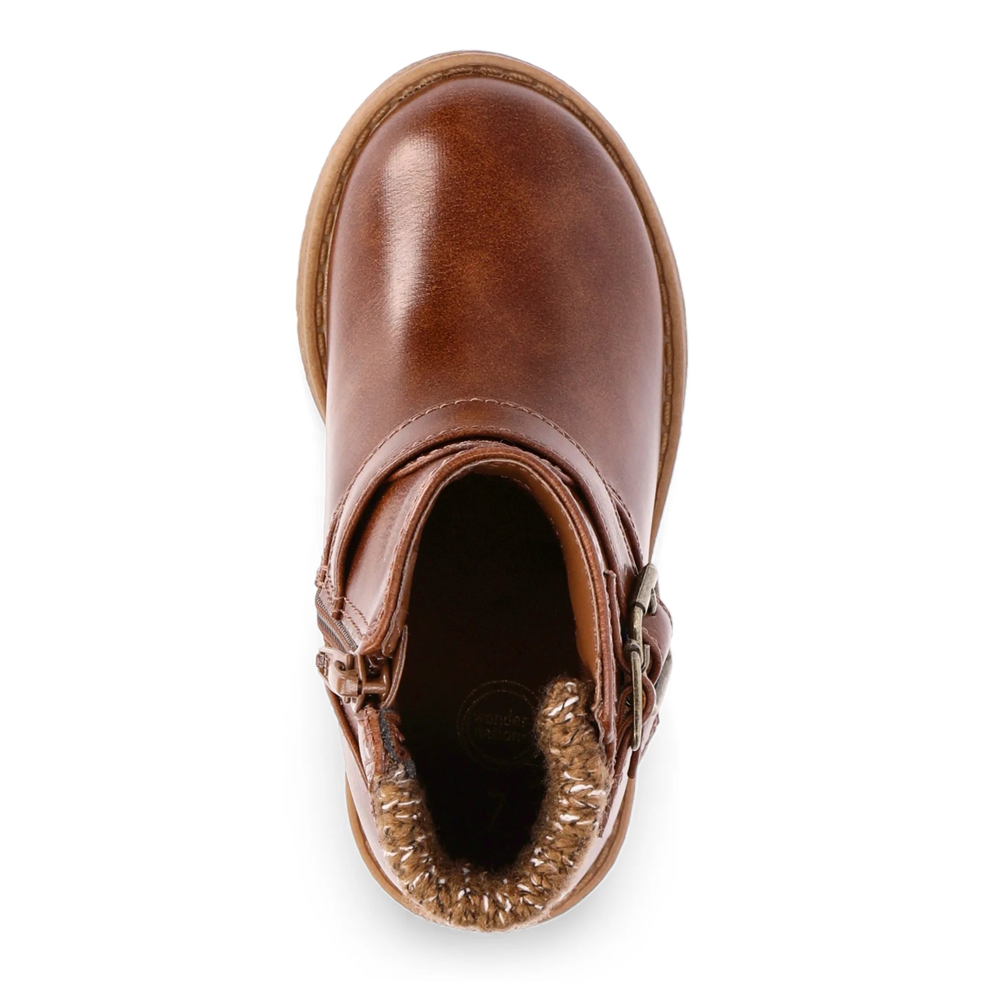 Wonder Nation Toddler Girls Sweater Cuff Ankle Boots  | WTWL132XA