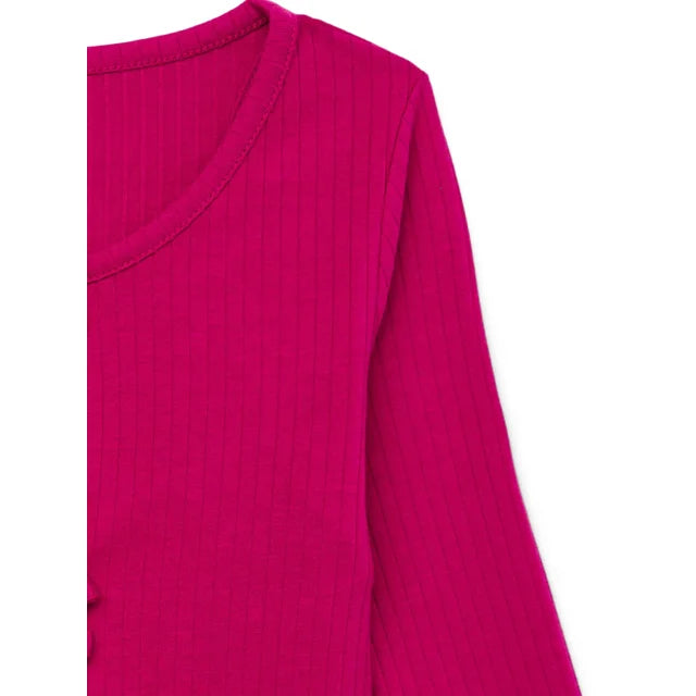 Wonder Nation Tween Girls Long Sleeve Cami-Cardi Set, Sizes 4-18 |  WTWL749XA