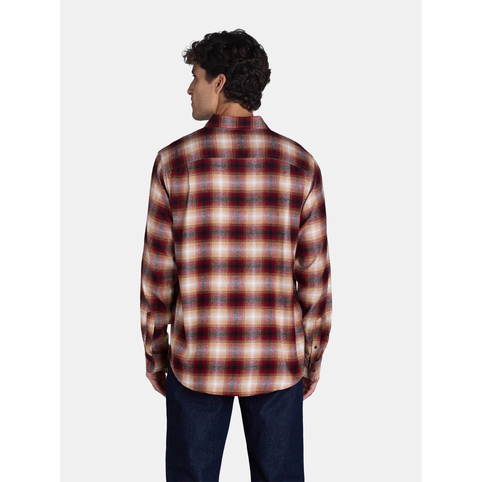 George Men's and Big Men's Flannel Shirt with Long Sleeves | WTWL79XA