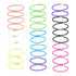 Scunci No Damage Elastic Ponytail Hair Ties, Multicolor, 30 Count |  WTWL1112XA